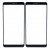 Replacement Front Glass For Panasonic Eluga Ray 600 Black By - Maxbhi Com