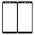 Replacement Front Glass For Samsung Galaxy A7 2018 Black By - Maxbhi Com