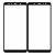 Replacement Front Glass For Samsung Galaxy A7 2018 Black By - Maxbhi Com