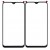 Replacement Front Glass For Oppo A7 Black By - Maxbhi Com