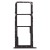 Sim Card Holder Tray For Huawei Enjoy 9 Black - Maxbhi Com