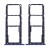 Sim Card Holder Tray For Asus Zenfone Max M2 Zb633kl Blue - Maxbhi Com