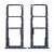 Sim Card Holder Tray For Asus Zenfone Max M2 Zb633kl Blue - Maxbhi Com
