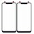 Replacement Front Glass For Micromax Infinity N12 Black By - Maxbhi Com