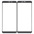 Replacement Front Glass For Samsung Galaxy A9 2018 Black By - Maxbhi Com
