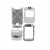 Full Body Faceplate For Motorola Moto Razr V3i Silver - Maxbhi Com