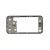 Middle For Nokia N81 Vanilla Silver - Maxbhi Com