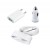 3 In 1 Charging Kit For Karbonn A30 With Wall Charger Car Charger Usb Data Cable - Maxbhi Com