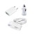3 In 1 Charging Kit For Karbonn A108 With Wall Charger Car Charger Usb Data Cable - Maxbhi Com