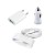 3 In 1 Charging Kit For Micromax Canvas Hue Aq5000 With Usb Wall Charger Car Charger Usb Data Cable - Maxbhi Com