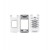 Full Body Housing For Blackberry Pearl Flip 8230 Silver - Maxbhi Com