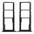 Sim Card Holder Tray For Motorola Moto G7 Play Black - Maxbhi Com