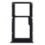 Sim Card Holder Tray For Xiaomi Redmi Note 7 Pro Black - Maxbhi Com