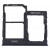 Sim Card Holder Tray For Samsung Galaxy A40 Black - Maxbhi Com