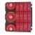 Keypad For Sony Ericsson W660 Red - Maxbhi Com
