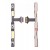Power Button Flex Cable For Xiaomi Mi 5c On Off Flex Pcb By - Maxbhi Com