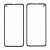 Replacement Front Glass For Motorola One Vision Black By - Maxbhi Com