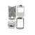 Full Body Housing For Motorola Razr V3 White - Maxbhi Com