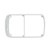 Middle For Blackberry Bold 9000 White - Maxbhi Com