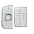 Keypad For Nokia E66 Black White - Maxbhi Com