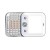 Full Body Housing For Micromax Q55 Black White - Maxbhi Com