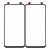 Replacement Front Glass For Realme X Black By - Maxbhi Com