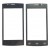 Replacement Front Glass For Philips S307 Black By - Maxbhi Com