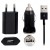 3 In 1 Charging Kit For Samsung Galaxy Note5 Cdma With Wall Charger Car Charger Usb Data Cable - Maxbhi Com