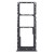 Sim Card Holder Tray For Tecno Pouvoir 3 Plus Black - Maxbhi Com