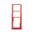 Sim Card Holder Tray For Oppo F9 Pro Red - Maxbhi Com