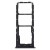 Sim Card Holder Tray For Vivo U10 Black - Maxbhi Com