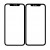 Replacement Front Glass For Apple Iphone 11 Black By - Maxbhi Com