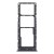 Sim Card Holder Tray For Tecno Spark 3 Black - Maxbhi Com