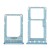 Sim Card Holder Tray For Xiaomi Redmi 6a Blue - Maxbhi Com