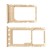 Sim Card Holder Tray For Xiaomi Redmi 6a Gold - Maxbhi Com