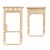 Sim Card Holder Tray For Xiaomi Redmi 6a Gold - Maxbhi Com