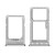 Sim Card Holder Tray For Xiaomi Redmi 6a Grey - Maxbhi Com