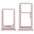 Sim Card Holder Tray For Xiaomi Redmi 6a Rose Gold - Maxbhi Com