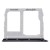 Sim Card Holder Tray For Lg K40s Black - Maxbhi Com