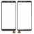 Touch Screen Digitizer For Wiko Y80 Black By - Maxbhi Com