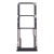 Sim Card Holder Tray For Xiaomi Redmi Note 8t Black - Maxbhi Com