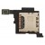 Sim Connector Flex Cable For Samsung Galaxy Core I8262 With Dual Sim By - Maxbhi Com