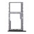 Sim Card Holder Tray For Alcatel 3x 2019 Black - Maxbhi Com