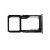 Sim Card Holder Tray For Oneplus X Black - Maxbhi Com