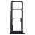Sim Card Holder Tray For Huawei Enjoy 10 Black - Maxbhi Com