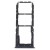 Sim Card Holder Tray For Vivo Y3 4gb 64gb Black - Maxbhi Com