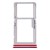 Sim Card Holder Tray For Xiaomi Redmi K30 Red - Maxbhi Com