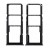 Sim Card Holder Tray For Samsung Galaxy A71 Black - Maxbhi Com