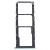 Sim Card Holder Tray For Realme Narzo 10 Black - Maxbhi Com