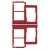 Sim Card Holder Tray For Samsung Galaxy A31 Red - Maxbhi Com